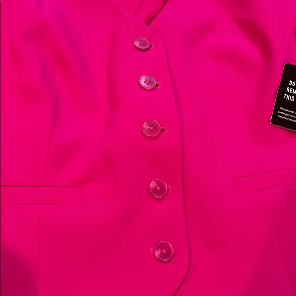 Express, hot pink vest, X-Large - Picture 3 of 5
